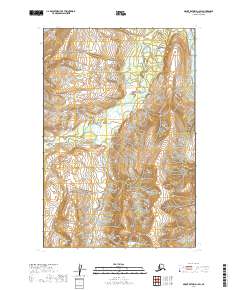 Mount Katmai D-1 SW topographic map thumbnail