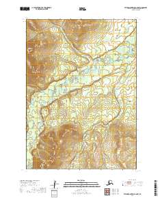 Taylor Mountains C-6 NW topographic map thumbnail