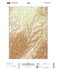 Taylor Mountains C-8 NE topographic map thumbnail