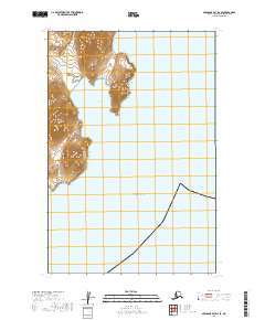 Nushagak Bay D-6 SE topographic map thumbnail
