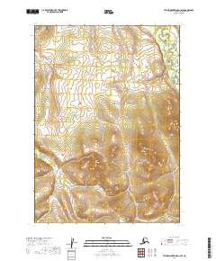 Taylor Mountains D-1 SW topographic map thumbnail