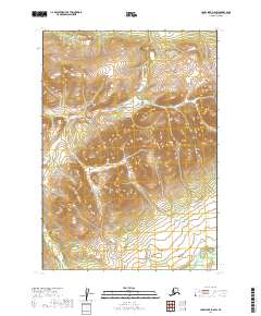 Lake Clark D-6 SW topographic map thumbnail