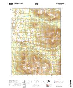 Lake Clark D-8 SE topographic map thumbnail