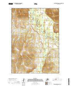 Taylor Mountains D-2 NE topographic map thumbnail