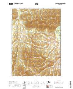 Taylor Mountains D-3 NW topographic map thumbnail