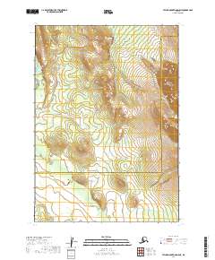 Taylor Mountains D-5 NE topographic map thumbnail