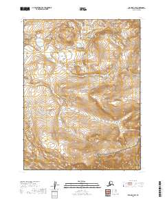 Iliamna A-6 SW topographic map thumbnail