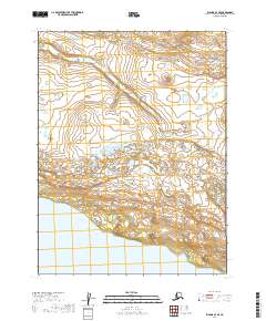 Iliamna A-7 SE topographic map thumbnail