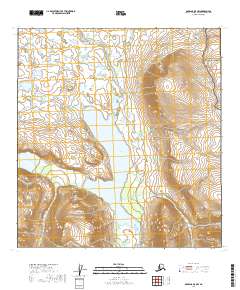 Nabesna B-5 NW 2019 topographic map thumbnail