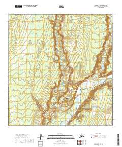 Gulkana B-3 SW 2019 topographic map thumbnail