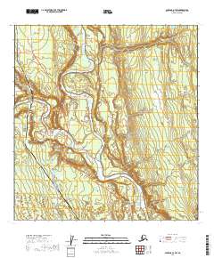 Gulkana A-3 SW 2019 topographic map thumbnail