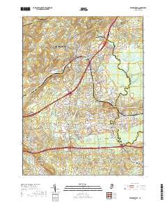Bernardsville 2019 topographic map thumbnail