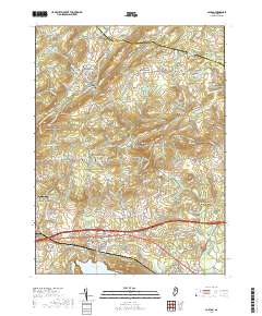 Califon 2019 topographic map thumbnail