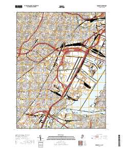 Elizabeth 2019 topographic map thumbnail
