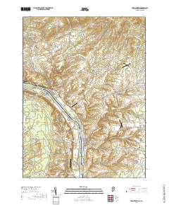 Frenchtown 2019 topographic map thumbnail