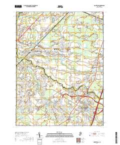 Hightstown 2019 topographic map thumbnail