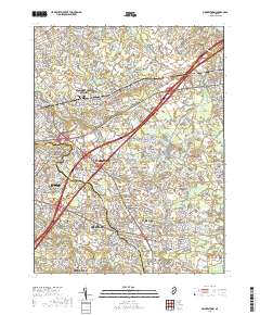 Moorestown 2019 topographic map thumbnail