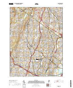 Orange 2019 topographic map thumbnail