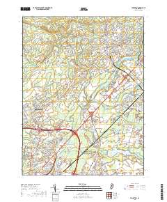 Princeton 2019 topographic map thumbnail