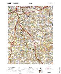 Runnemede 2019 topographic map thumbnail