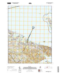 Sandy Hook West 2019 topographic map thumbnail