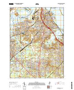 South Amboy 2019 topographic map thumbnail
