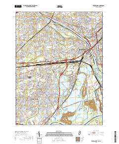 Trenton West 2019 topographic map thumbnail