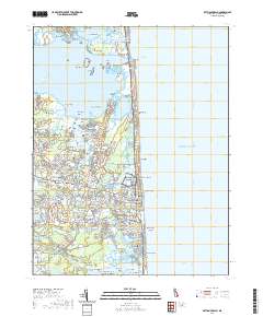 Bethany Beach 2019 topographic map thumbnail