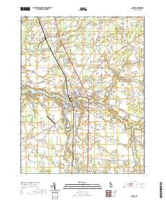 Laurel 2019 topographic map thumbnail