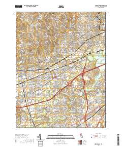 Newark East 2019 topographic map thumbnail