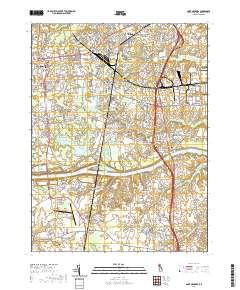 Saint Georges 2019 topographic map thumbnail