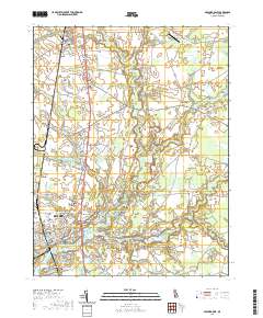Seaford East 2019 topographic map thumbnail