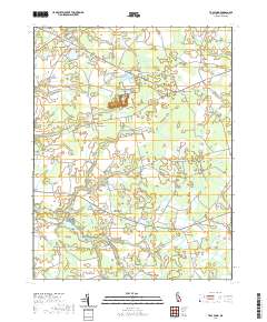 Trap Pond 2019 topographic map thumbnail