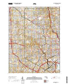 Baltimore West 2019 topographic map thumbnail