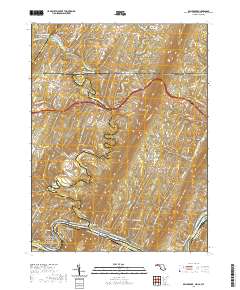 Bellegrove 2019 topographic map thumbnail