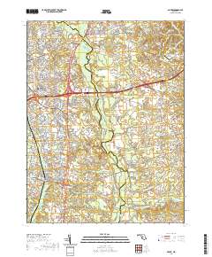 Bowie 2019 topographic map thumbnail