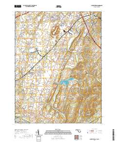 Buckeystown 2019 topographic map thumbnail