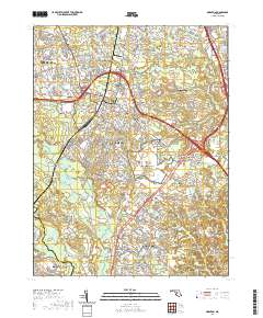 Odenton 2019 topographic map thumbnail