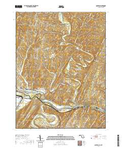 Oldtown 2019 topographic map thumbnail