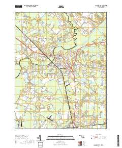 Pocomoke City 2019 topographic map thumbnail