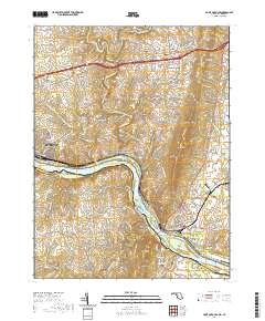 Point of Rocks 2019 topographic map thumbnail