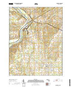 Poolesville 2019 topographic map thumbnail