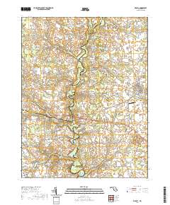 Ridgely 2019 topographic map thumbnail