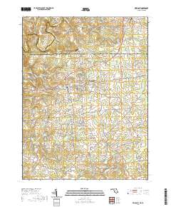 Rising Sun 2019 topographic map thumbnail