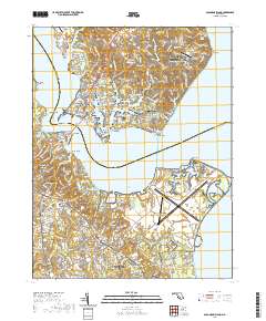 Solomons Island 2019 topographic map thumbnail