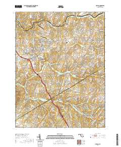 Urbana 2019 topographic map thumbnail