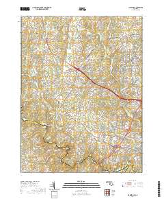 Clarksville 2019 topographic map thumbnail