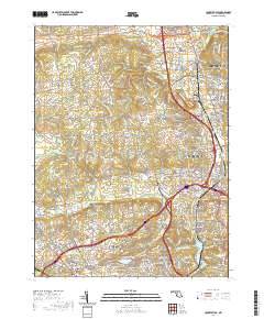 Cockeysville 2019 topographic map thumbnail
