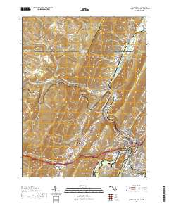 Cumberland 2019 topographic map thumbnail