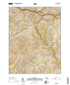 Damascus 2019 topographic map thumbnail